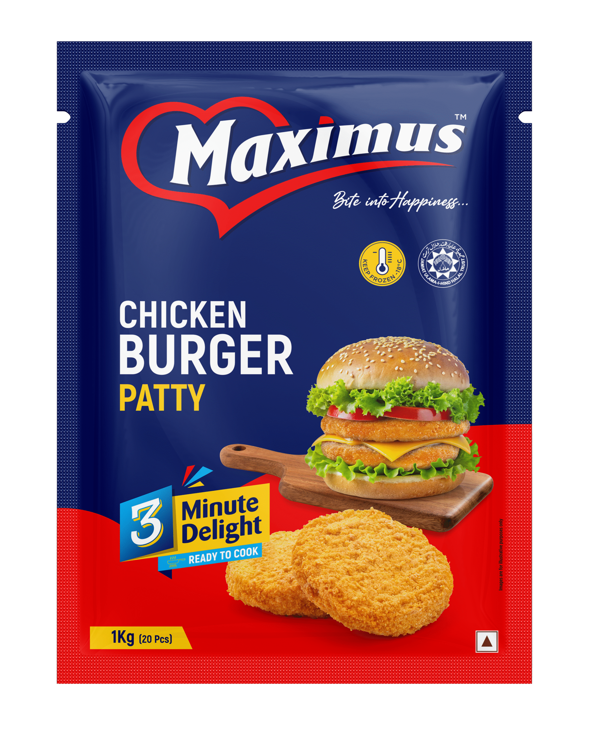 chicken burger patty 1kg