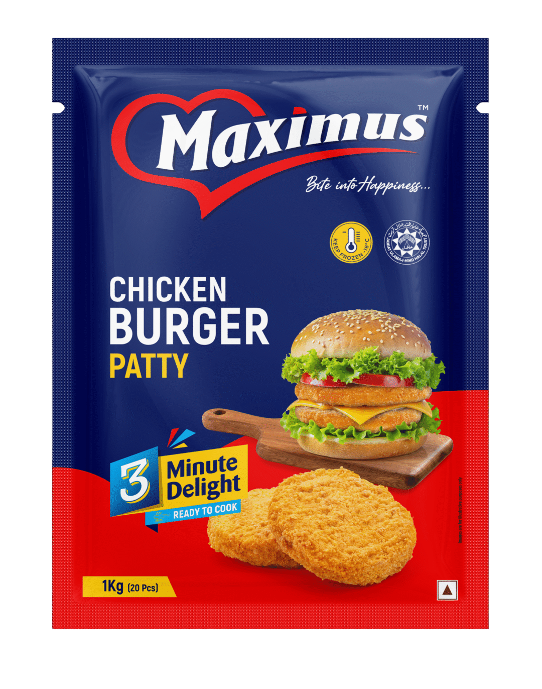 Chicken burger patty 1kg