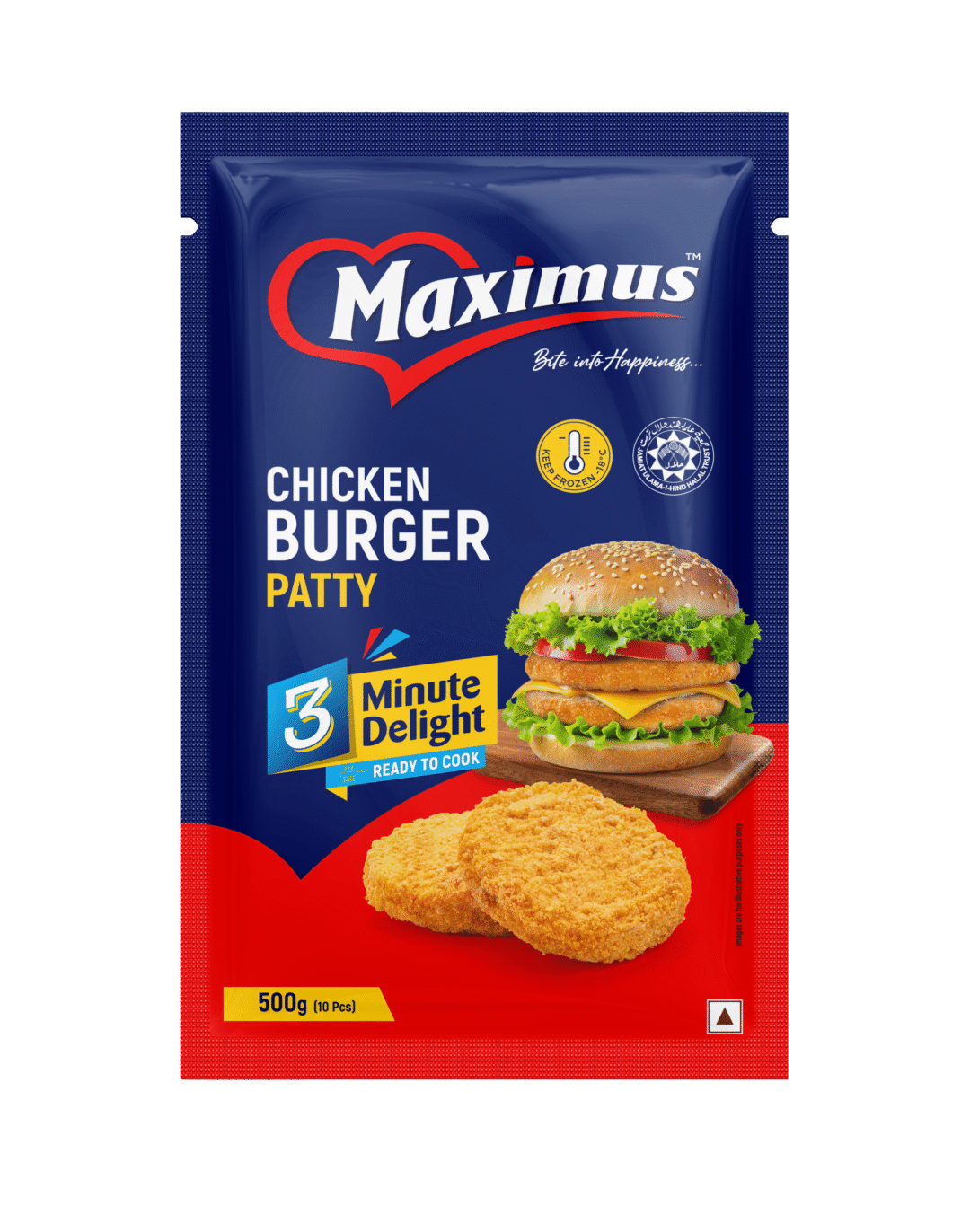 Chicken burger patty 500g