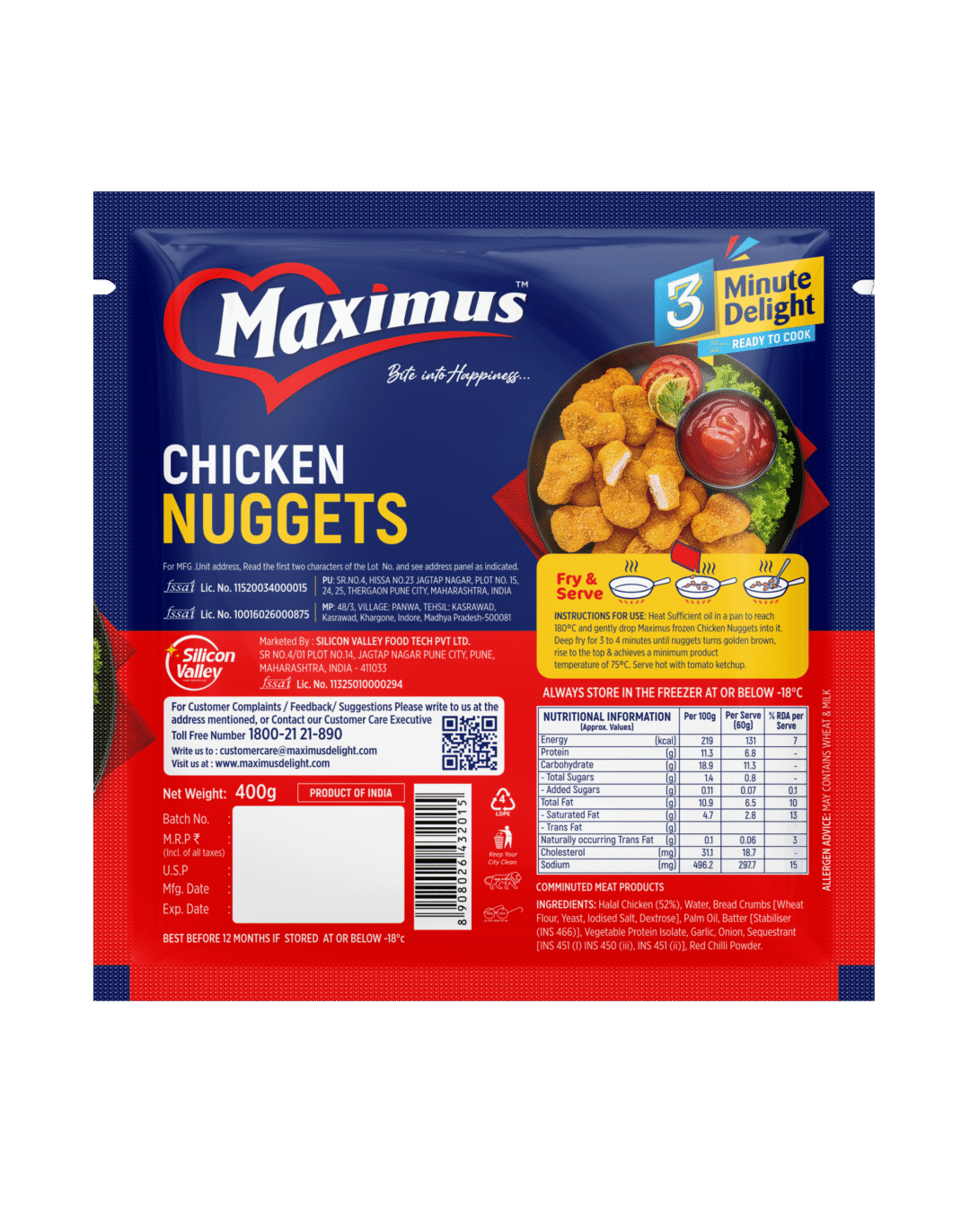 Chicken nuggets 400g - Image 2