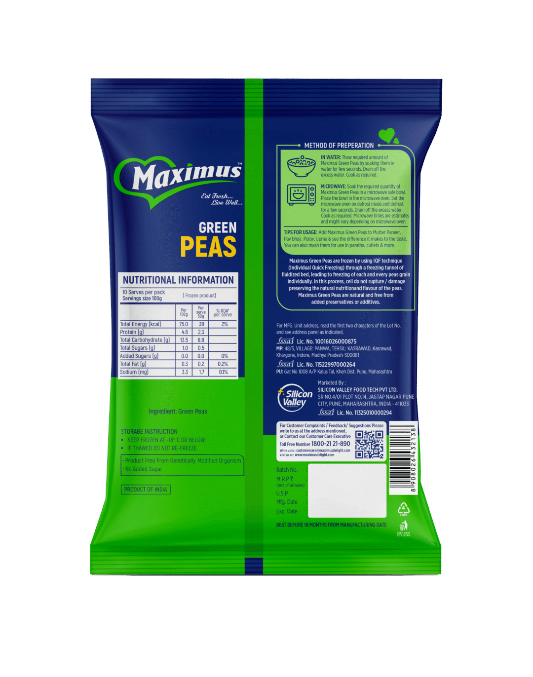 Green Peas 200g - Image 2